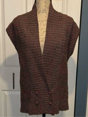 Vintage 70s Wool Blend Knit Vest Fall Winter by Kenneth too!